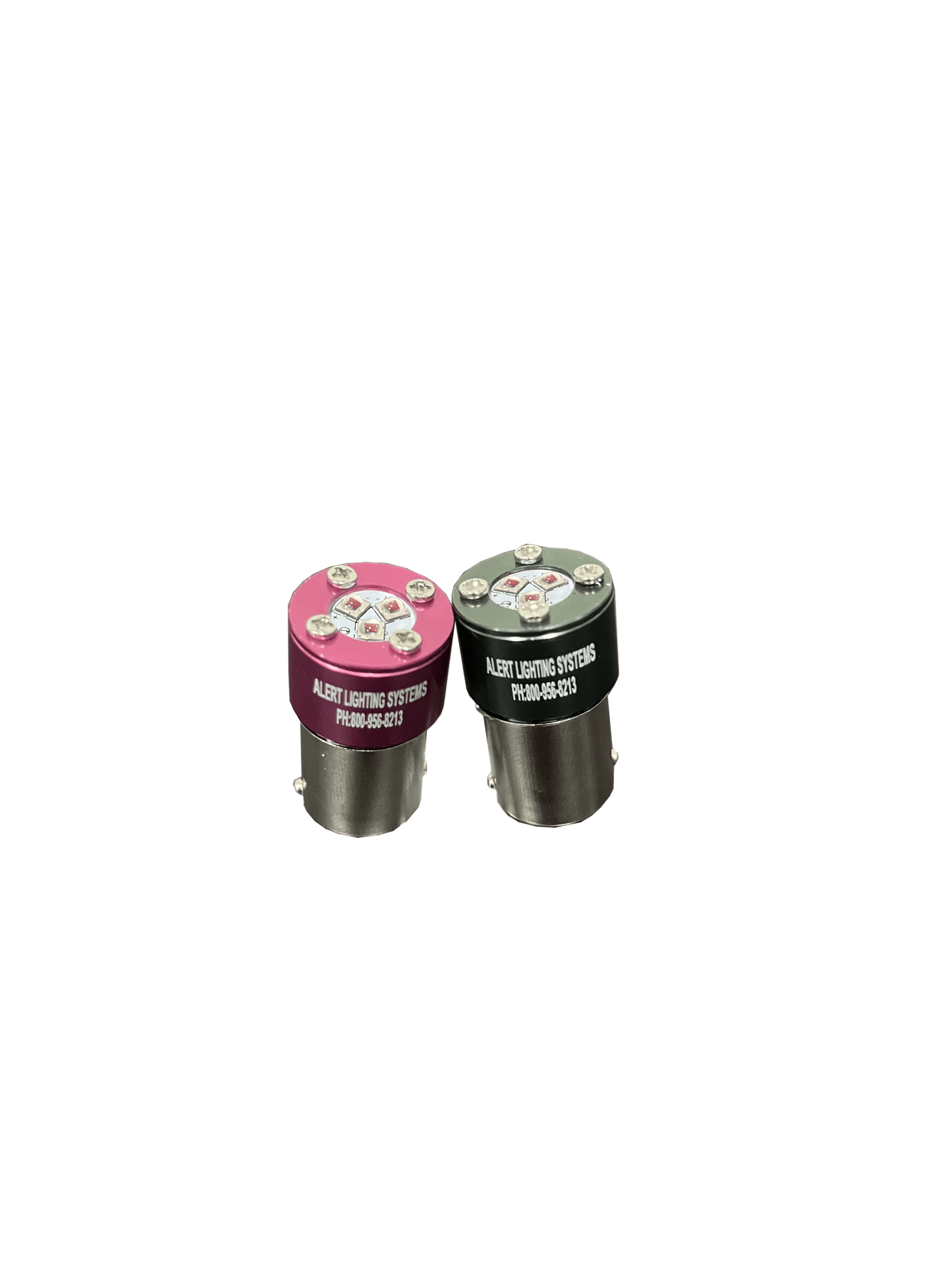 Industrial red and green dock light bulbs for warehouse loading docks