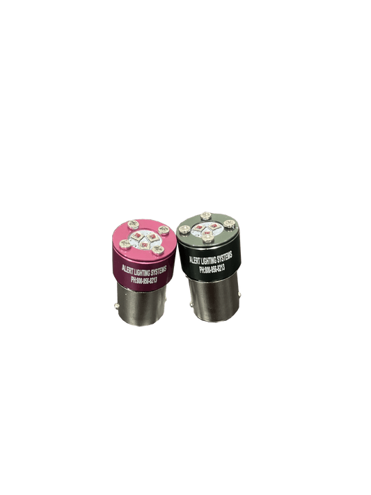 Industrial red and green dock light bulbs for warehouse loading docks