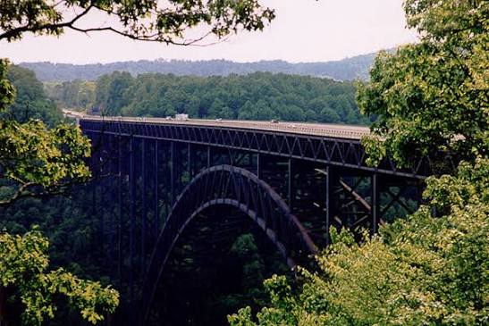 Appalachian Mountains in West Virginia, representing statewide roadway and pedestrian safety
